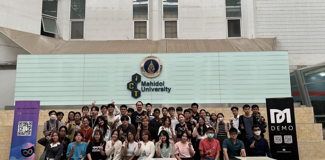 คณะ ICT ม.มหิดล (ICT Mahidol) ร่วมกับ บริษัท เดโม คอร์ปอเรชั่น จำกัด จัด “กิจกรรม Workshop สร้าง VR Metaverse บน ICP Blockchain ด้วยระบบ ICVR Framework”