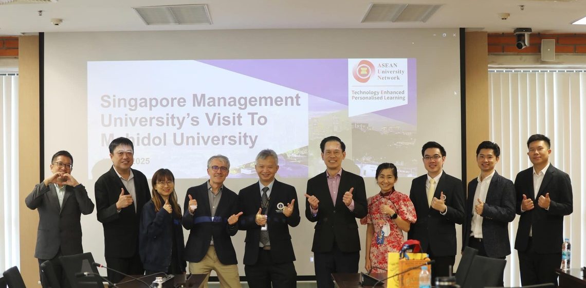 คณะ ICT ม.มหิดล (ICT Mahidol) ให้การต้อนรับอาคันตุกะจาก Singapore Management University สาธารณรัฐสิงคโปร์ และ สมาชิกจากเครือข่ายความร่วมมือ AUN-TEPL (The ASEAN University Network Technology Enhanced Personalised Learning) ในโอกาสเข้าประชุมหารือ และร่วมเป็นวิทยากรบรรยายพิเศษในหัวข้อ “Leveraging AI for Assessment: Crafting Prompts for Assessment design and feedback”