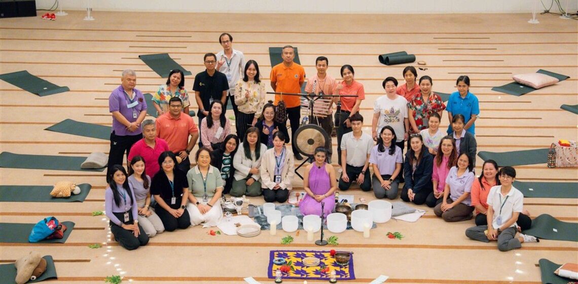 ทีมสร้างสุขฯ คณะ ICT ม.มหิดล (ICT Mahidol) จัดกิจกรรม “Take A Break to Refresh with Sound Bath”