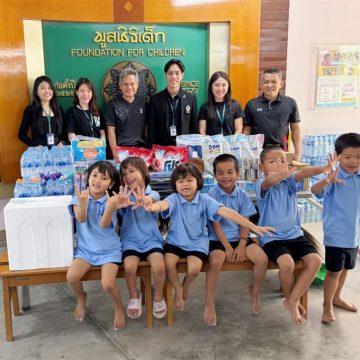 คณะ ICT ม.มหิดล (ICT Mahidol) มอบสิ่งของเครื่องใช้ให้แก่มูลนิธิเด็ก