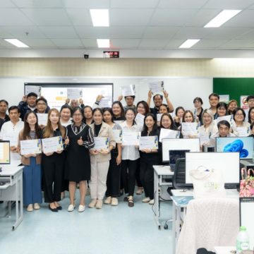 คณะ ICT ม.มหิดล (ICT Mahidol) จัดโครงการอบรมเชิงปฏิบัติการหลักสูตร “ทำงานง่ายขึ้นด้วย AI: วิเคราะห์ข้อมูลและสร้างงานนำเสนออย่างมีประสิทธิภาพ” สำหรับบุคลากรกองกายภาพและสิ่งแวดล้อม