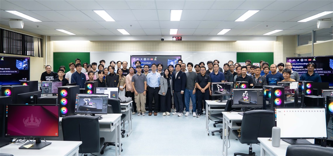 8-10.07-2026_AI Robotic -Physical AI (Technology stack) Training Course_CV คณะ ICT ม.มหิดล (ICT Mahidol) ร่วมกับหน่วยงานพันธมิตร จัดอบรมหลักสูตร “AI Robotic – Physical AI (Technology stack)” หัวข้อ “Developing ROS2 Application with NVIDIA Isaac Sim”