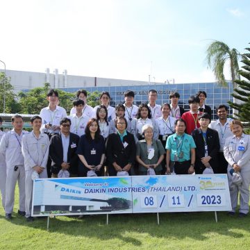ICT Mahidol led DST Thai Program students in a study visit at Daikin Industries (Thailand) Ltd.
