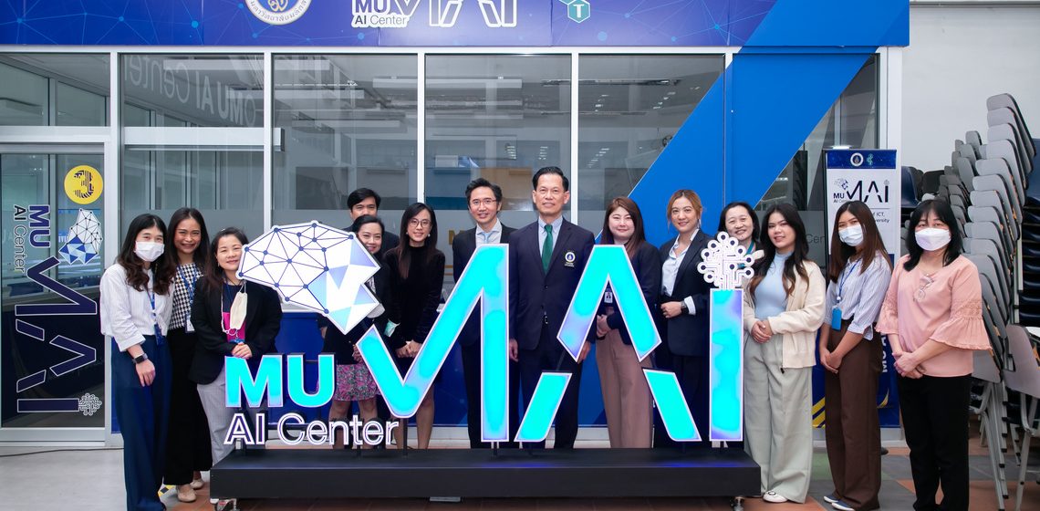 08.12.2023_int-visit-AI-Center_CV_0 ICT Mahidol extended a warm welcome to the delegation from the Institute for Technology and Innovation Management (iNT), Mahidol University during their visit to the MU AI Center