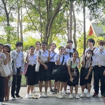ICT Mahidol organized an activity, “Exploring Plant Species with Mobile Applications at the Sireeruckhachati Nature Learning Park, Mahidol University”