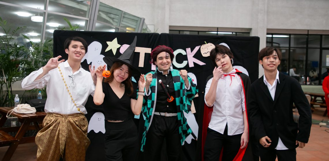 ICT Mahidol’s scholarship recipients, organized the “ICTxDST Halloween 2023”