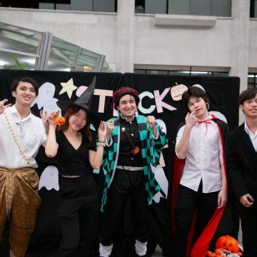 ICT Mahidol’s scholarship recipients, organized the “ICTxDST Halloween 2023”