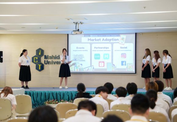 ICT Mahidol organized the “Project Presentation of the course ITCS126 Introduction to Entrepreneurship”