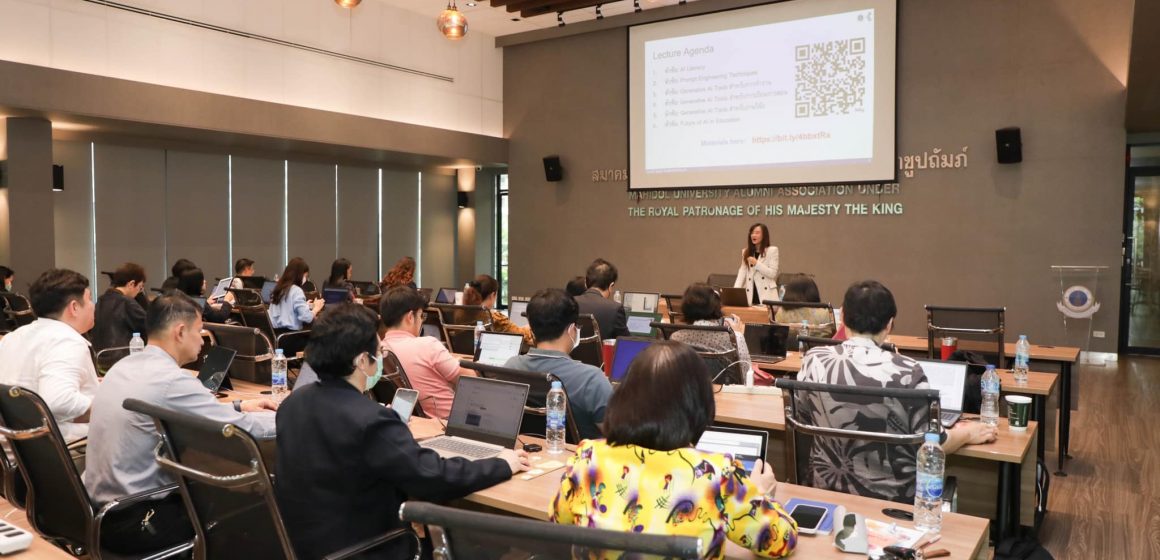 ICT Mahidol instructor served as guest speaker for the workshop on “Enhancing Education with Prompt Engineering and AI Tools”