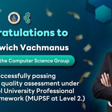 ICT Mahidol faculty member achieves level 2 in Mahidol University’s Teaching Quality Assessment
