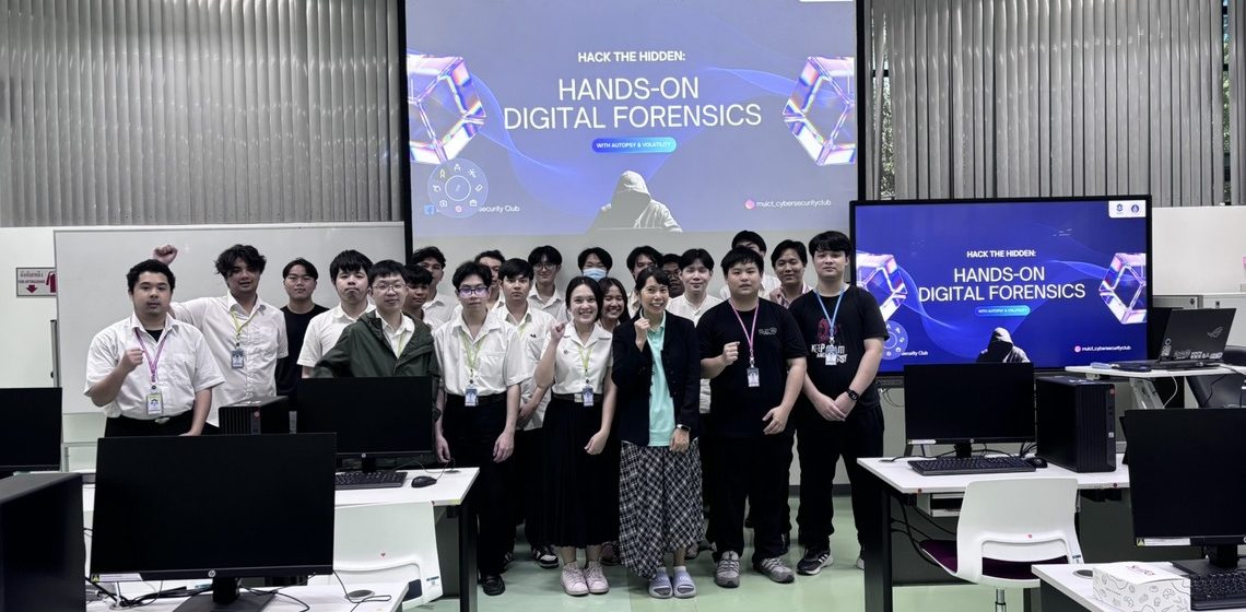 12.03.2025_Cyberclub-Digital-Forensics-with-Autopsy-Volatility_CV ICT Mahidol and MUEG Cybersecurity Clubs hosted a workshop on “Hack the Hidden: Hands-On Digital Forensics with Autopsy & Volatility”