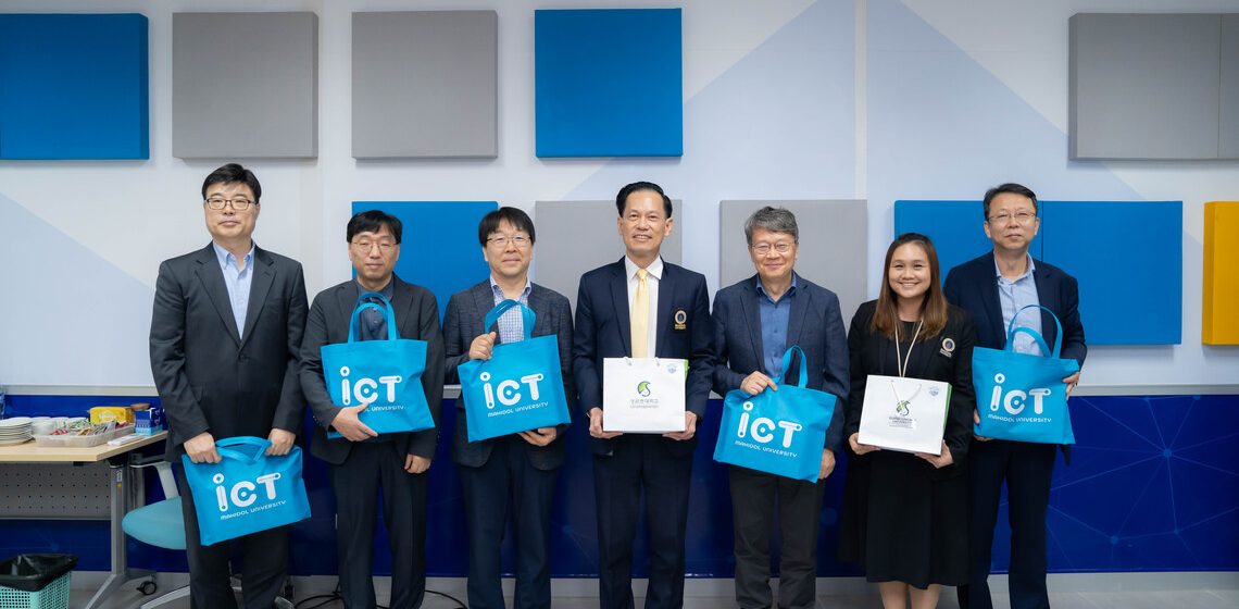 ICT Mahidol Welcomed the Delegation from the AI-COSS Project, Republic of Korea, for Academic Collaboration Discussion