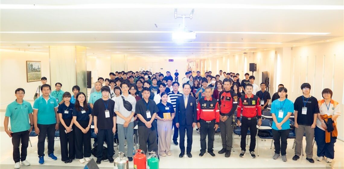 17.07.2025_2025 Basic Fire Drill Training_CV ICT Mahidol Organized Safety, Occupational Health, and Workplace Environment Training Program: “Basic Fire Drill” for Students and Staff Members