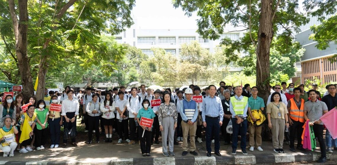 ICT Mahidol organized the “Fire Evacuation Drill 2024”