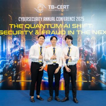 ICT Mahidol Students Invited as Speakers at the “TB-CERT Cybersecurity Annual Conference”