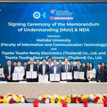 ICT Mahidol Signed a Memorandum of Understanding (MoU) with Toyota Tsusho Nexty Electronics (Thailand) Co., Ltd. (NETH) and Toyota Tsusho Denso Electronics (Thailand) Co., Ltd. (TDET)