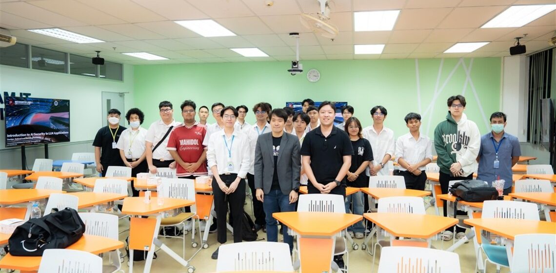ICT Mahidol Cybersecurity Club hosted a special talk on “Introduction to AI Security in LLM Applications”