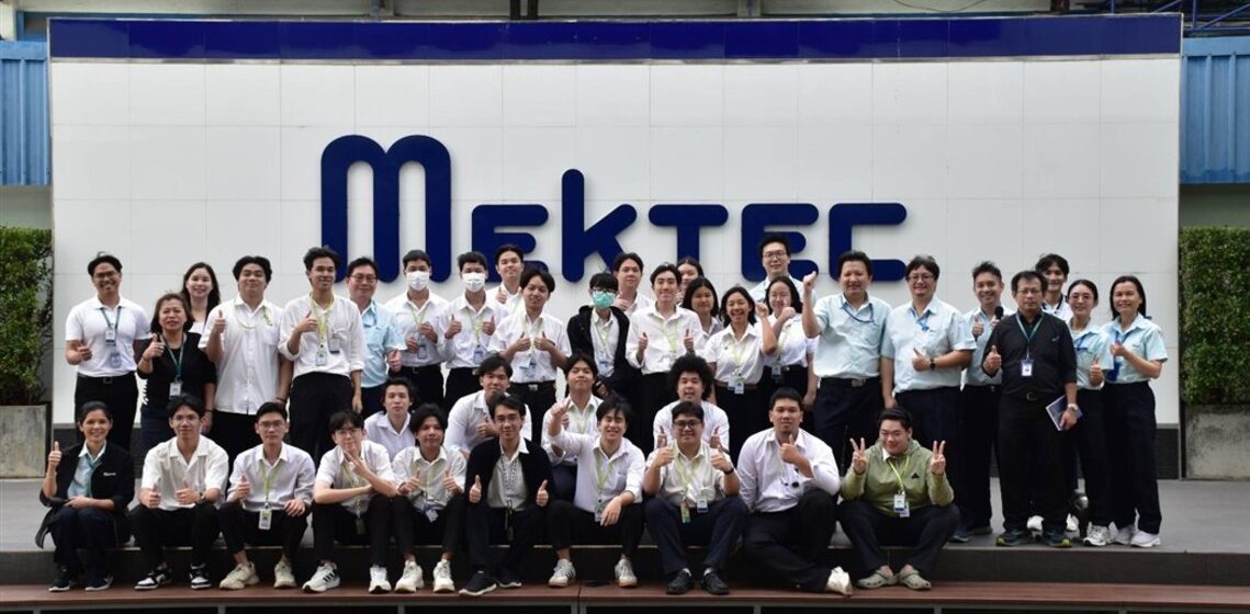 ICT Mahidol led DST Thai Program students on a study visit to Mektec Manufacturing Corporation (Thailand) Co., Ltd.