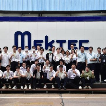 ICT Mahidol led DST Thai Program students on a study visit to Mektec Manufacturing Corporation (Thailand) Co., Ltd.