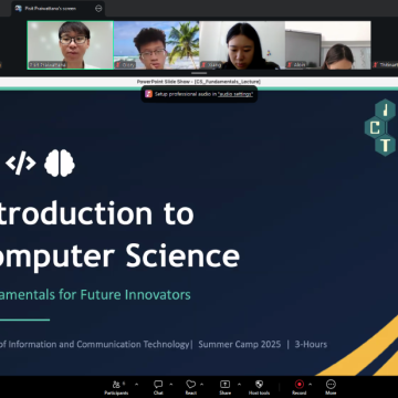 ICT Mahidol Organized the “ICT Summer Camp” for Students from YAAE, People’s Republic of China