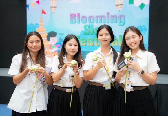 ICT Mahidol Student Activity Scholarship Recipients Organized the “ICT x DST Blooming Siam Festival” to Celebrate Thai Traditions