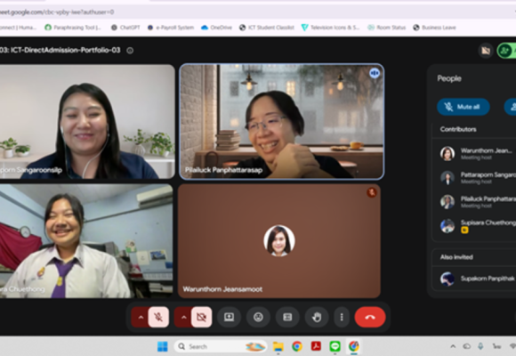 ICT Mahidol Conducted Online Interviews for ICT International Program Applicants under the ICT Portfolio Round for Academic Year 2027